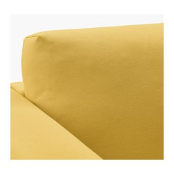 Фото3.Диван 5-местный угловой с кушеткой VIMLE Ikea Orrsta золотисто-желтый 492.114.40