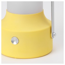 Фото3.Лампа на солнечной энергии желтая SOLVINDEN IKEA 603.832.08