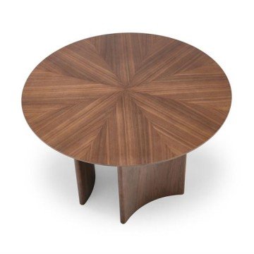 Фото1.Круглий стіл CALDO, горіх