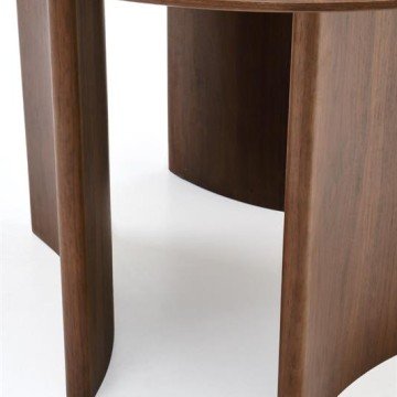 Фото3.Круглий стіл CALDO, горіх