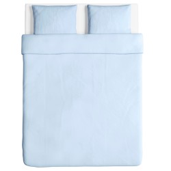 Фото4.Комплект постельного белья ÄNGSLILJA 504.012.60 светло-синий 220 * 200/70 * 80 IKEA