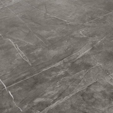 Фото4.Розсувний стіл CHARLES, стільниця - попелястий мармур, ніжки - чорні