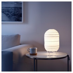 Фото2.Настільна лампа білого кольору STORUMAN IKEA 303.586.20