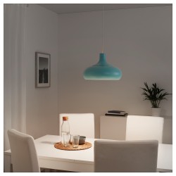Фото2.Підвісний світильник голубий VAXJO IKEA 603.424.87
