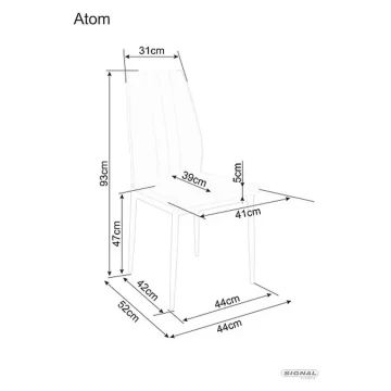 Фото2.Обеденный стул Signal Atom