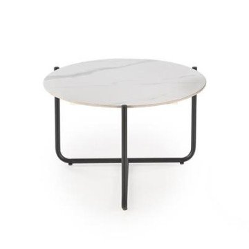 Фото1.Журнальний столик ACUNA, біла мармурова стільниця