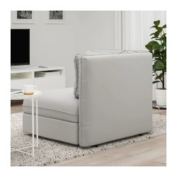 Фото2.Сидіння  модульне зі спинкою VALLENTUNA Ikea Orrsta світло-сіре 792.774.44