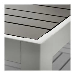 Фото2.​Комплект садовый IKEA SJÄLLAND (стол + 2 стула) 592.926.43 светло и темно-серый
