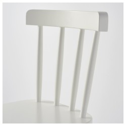 Фото1.Детское кресло для кормления AGAM белое Ikea 902.535.35