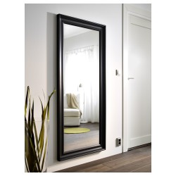 Фото3.Зеркало, черно- коричневый HEMNES IKEA 101.212.52