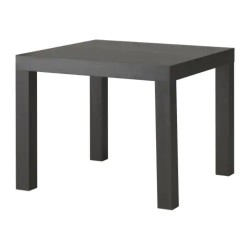 Фото1.Столик журнальний LACK Ikea чорно-коричневий 801.042.68