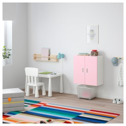 Фото1.Шкаф рожево-бiлий STUVA IKEA 192.767.39