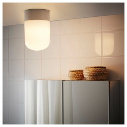 Фото2.Стельовий / настінний світильник, білий OSTANA IKEA 103.123.84