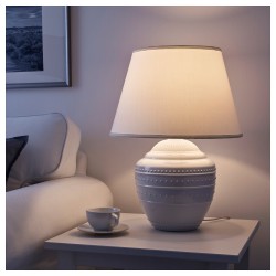 Фото2.Настольная лампа, белая RICKARUM IKEA 803.579.01