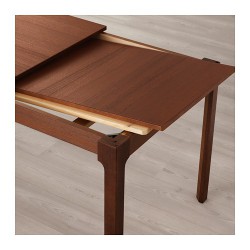 Фото3.Розкладний стіл коричневий 120/180x80 EKEDALEN 303.408.09 IKEA