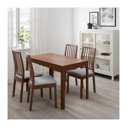 Фото2.Стіл розкладний коричневий 80/120x70 EKEDALEN 803.408.35 IKEA
