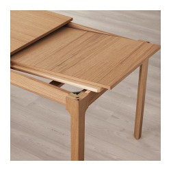Фото3.Стол раскладной дуб 120 / 180x80 EKEDALEN 703.408.12 IKEA