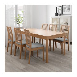 Фото1.Розкладний стіл дуб 180/240x90 EKEDALEN 903.407.74 IKEA