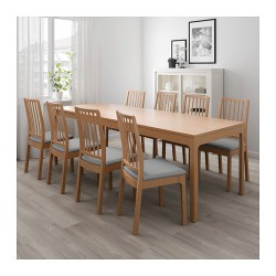 Фото2.Розкладний стіл дуб 180/240x90 EKEDALEN 903.407.74 IKEA