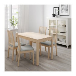 Фото2.Стол раскладной, береза 80 / 120x70 EKEDALEN 003.408.39 IKEA