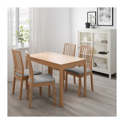 Фото2.Стіл розкладний, дуб 80/120x70 EKEDALEN 403.408.37 IKEA