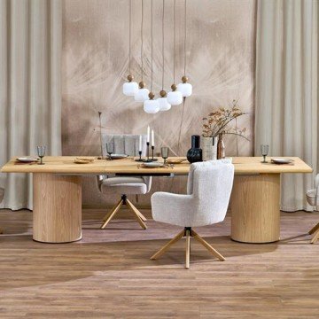 Фото1.Розкладний стіл EVEREST, натуральний дуб, матовий (3 шт. = 1 шт.)