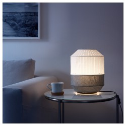 Фото2.Настольная лампа белого / серого цвета MAJORNA IKEA 103.238.58