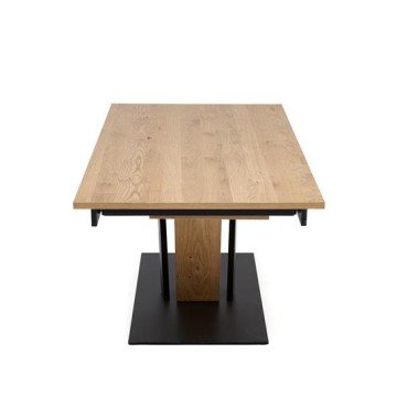 Фото3.Розкладний стіл FANIS, натуральний / чорний (3 шт. = 1 шт.)