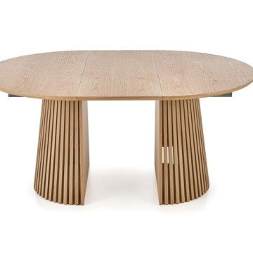 Фото1.Розсувний стіл FARGO, стільниця - натуральна, ніжки - натуральні