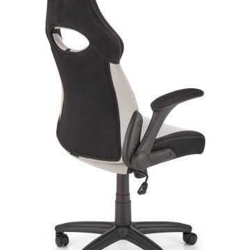 Фото6.Офісний стілець BLOOM сірий/чорний