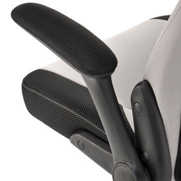 Фото4.Офісний стілець BLOOM сірий/чорний