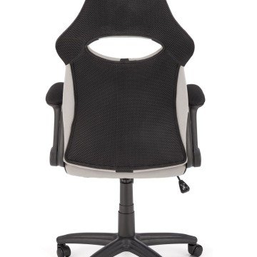 Фото1.Офісний стілець BLOOM сірий/чорний