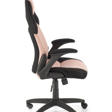 Фото1.Офісний стілець BLOOM рожевий/чорний