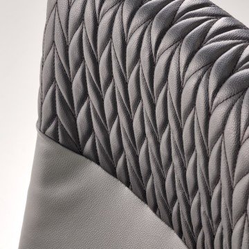 Фото7.Обертовий стілець BJORN чорно-сірого кольору