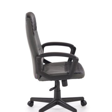 Фото6.Обертовий стілець BJORN чорно-сірого кольору