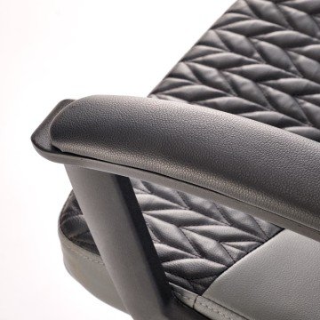 Фото4.Обертовий стілець BJORN чорно-сірого кольору