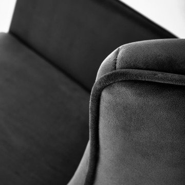 Фото8.Крісло-гойдалка BAZALTO чорне