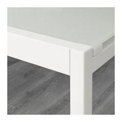 Фото4.Раскладной стол белый 125 / 188x85 GLIVARP 203.347.00 IKEA