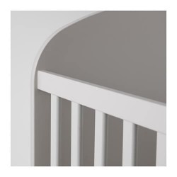 Фото5.Дитяче ліжко, світло-сірий 60x120  GONATT 002.579.53 IKEA