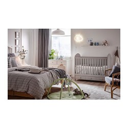 Фото6.Детская кровать, светло-серый 60x120 GONATT 002.579.53 IKEA