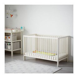 Фото2.Детская кровать белая 60x120 GULLIVER 102.485.19 IKEA