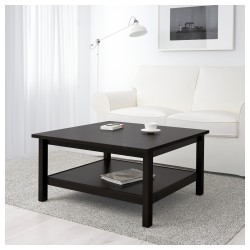 Фото1.Журнальный столик темно коричневый HEMNES IKEA 101.762.92