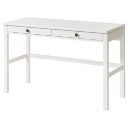 Фото1.Письменный стол белый HEMNES IKEA 903.632.23