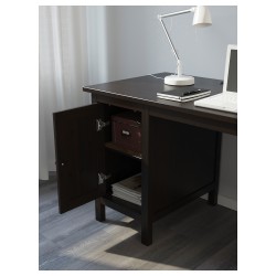 Фото5.Письменный стол темно-коричневый HEMNES IKEA 602.457.21