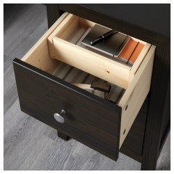 Фото4.Письменный стол темно-коричневый HEMNES IKEA 602.457.21