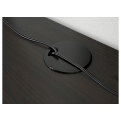 Фото2.Письменный стол темно-коричневый HEMNES IKEA 602.457.21