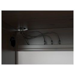 Фото1.Письменный стол темно-коричневый HEMNES IKEA 602.457.21