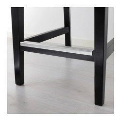 Фото2.Барный стул IKEA HENRIKSDAL темно-коричневый 304.261.34