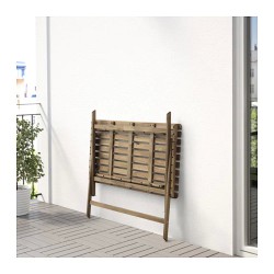 Фото2.Столик садовый IKEA ASKHOLMEN 103.378.17 светло-коричневый