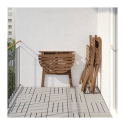 Фото2.​Комплект садовый IKEA ASKHOLMEN (стол + 2 стула) 191.779.18 светло-коричневый